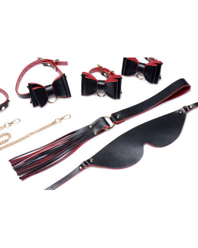 Набор БДСМ с дорожной сумкой Master Series: Bow — Luxury BDSM Set With Travel Bag, 11 предметов - Фото №6