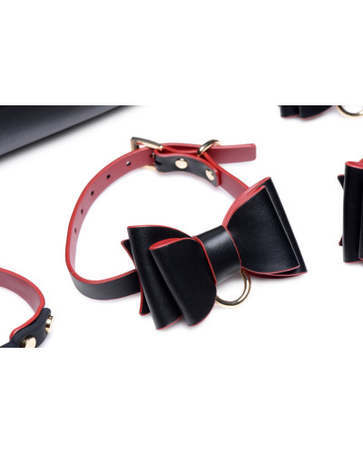 Набор БДСМ с дорожной сумкой Master Series: Bow — Luxury BDSM Set With Travel Bag, 11 предметов - Фото №7