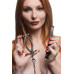 Затискач для статевих губ Master Series: Pussy Tugger Adjustable Vagina Clamp with Chain - Фото №7