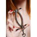Затискач для статевих губ Master Series: Pussy Tugger Adjustable Vagina Clamp with Chain - Фото №8