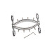 Затискач для вагіни Master Series: Spread 'Em Poker Vagina Clamp with Adjustable Pressure Screws, ши - Фото №3