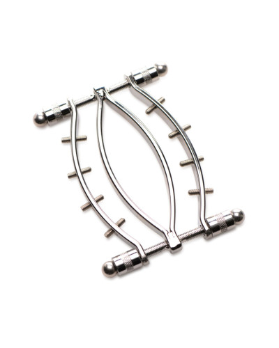 Затискач для вагіни Master Series: Spread 'Em Poker Vagina Clamp with Adjustable Pressure Screws, ши - Фото №5
