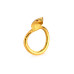 Ерекційне кільце з головою кобри Master Series: Cobra King Golden Cock Ring - Фото №2