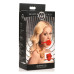 Силіконовий кляп з трояндою Master Series: Blossom Silicone Rose Gag – Red - Фото №10