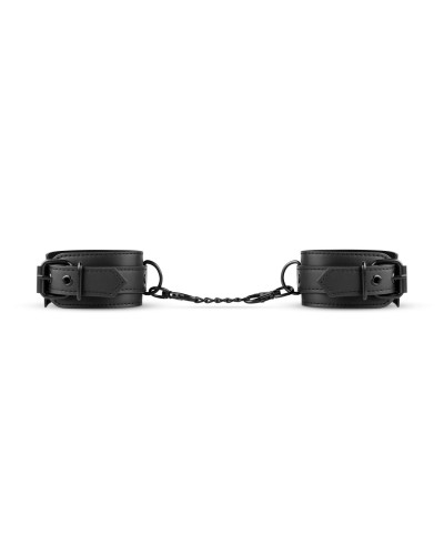 Наручники Bedroom Fantasies: Faux Leather Handcuffs One Size, черные - Фото №3