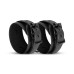 Наручники Bedroom Fantasies: Faux Leather Handcuffs One Size, черные - Фото №4