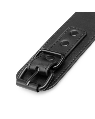 Наручники Bedroom Fantasies: Faux Leather Handcuffs One Size, черные - Фото №5