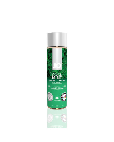 Смазка на водной основе JO H2O — Cool Mint (120 мл) без сахара, растительный глицерин - Фото №1