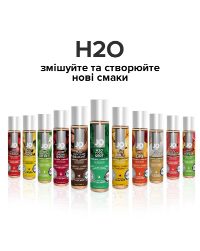 Смазка на водной основе JO H2O — Cool Mint (120 мл) без сахара, растительный глицерин - Фото №5