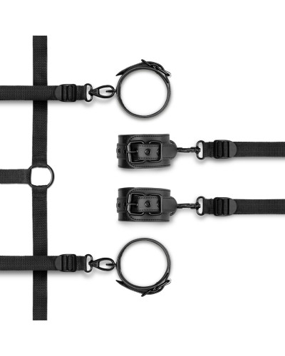 Фіксатор на ліжко з наручниками та поножами Bedroom Fantasies: Under the bed Restraint Bondage Set - Фото №3