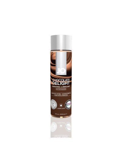 Смазка на водной основе JO H2O — Chocolate Delight (120 мл) без сахара, растительный глицерин - Фото №1