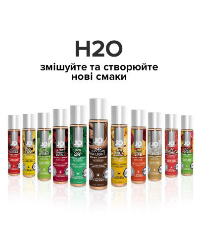 Смазка на водной основе JO H2O — Chocolate Delight (120 мл) без сахара, растительный глицерин - Фото №5