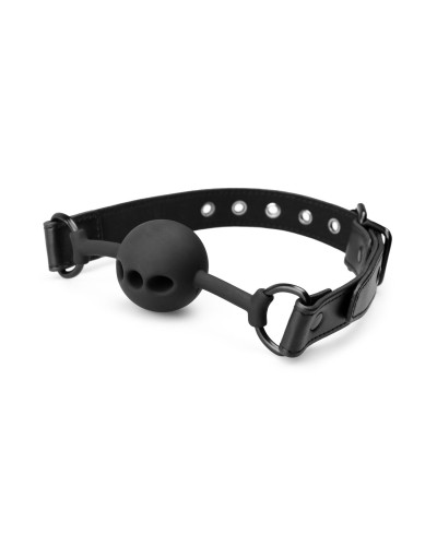 Повітропроникний кляп Bedroom Fantasies: Breathable Silicone Ball Gag, чорний - Фото №1
