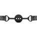 Повітропроникний кляп Bedroom Fantasies: Breathable Silicone Ball Gag, чорний - Фото №3
