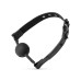 Повітропроникний кляп Bedroom Fantasies: Breathable Silicone Ball Gag, чорний - Фото №5