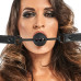 Повітропроникний кляп Bedroom Fantasies: Breathable Silicone Ball Gag, чорний - Фото №6