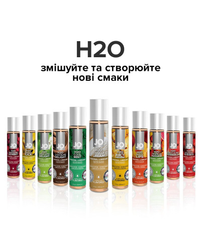 Змазка на водній основі JO H2O — Vanilla Cream (120 мл) без цукру, рослинний гліцерин - Фото №5