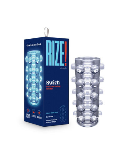 Мастурбатор Rize by Blush - Swich Glow in the Dark Masturbator - Clear - Фото №1