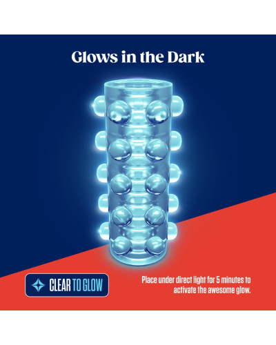 Мастурбатор Rize by Blush - Swich Glow in the Dark Masturbator - Clear - Фото №4