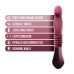 Пульсатор Temptasia by Blush - Trixie Thrusting Dildo - Wine Red - Фото №2