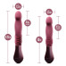 Пульсатор Temptasia by Blush - Trixie Thrusting Dildo - Wine Red - Фото №5