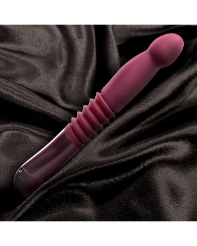 Пульсатор Temptasia by Blush - Trixie Thrusting Dildo - Wine Red - Фото №8