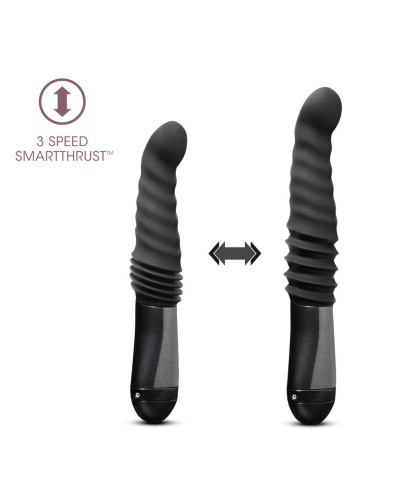Пульсатор Temptasia by Blush - Lazarus Thrusting Dildo - Black - Фото №4