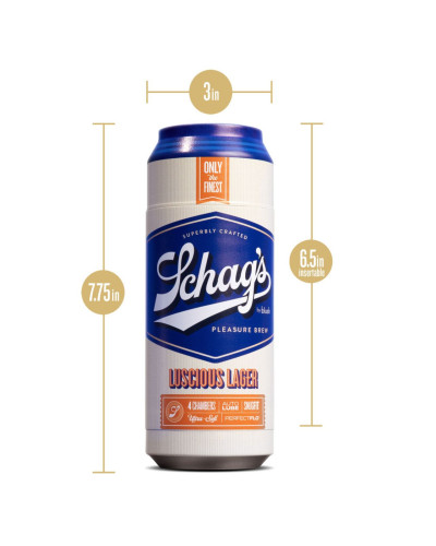 Мастурбатор Schag’s by Blush - Luscious Lager Masturbator - Frosted - Фото №6
