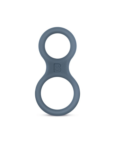Ерекційне кільце Boners Classic Cock & Ball Ring - Grey - Фото №1
