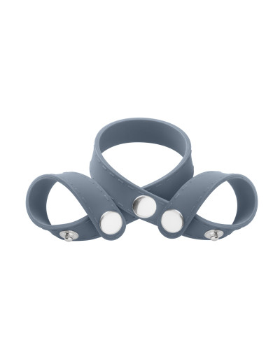 Эрекционное кольцо Boners 8-Style Ball Splitter - Фото №1