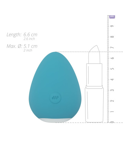 Стимулятор клітора Cala Azul - Carla I Mini Massager - Фото №5