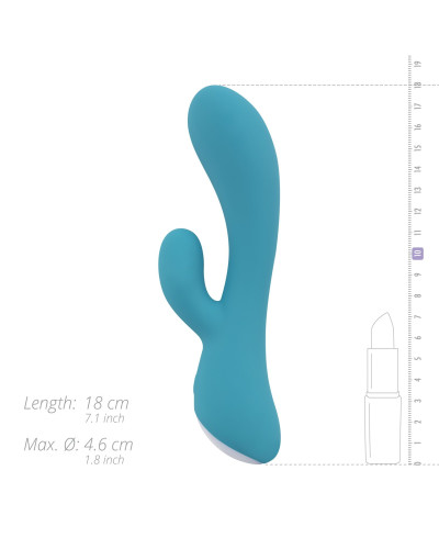 Вибратор-кролик Cala Azul - Martina I Rabbit Vibrator - Фото №7