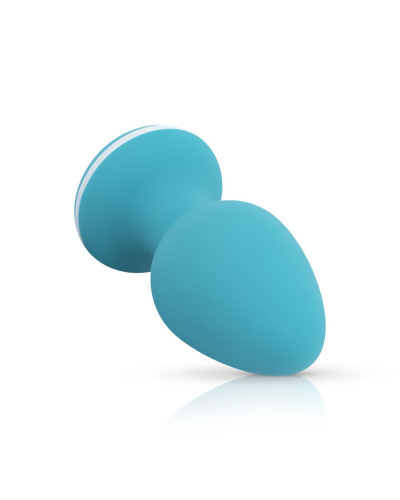Анальна вібропробка Cala Azul - Blanca Vibrating anal plug - Фото №4
