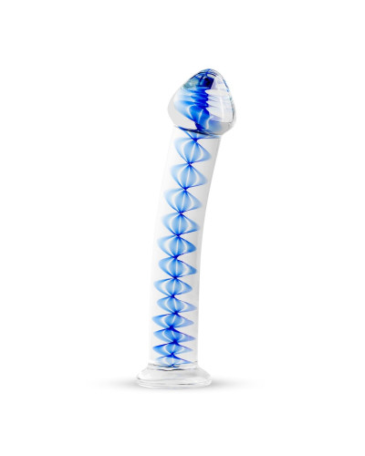 Скляний дилдо Gildo Glass Dildo No. 4, для точки G та простати - Фото №1