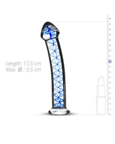 Скляний дилдо Gildo Glass Dildo No. 4, для точки G та простати - Фото №2