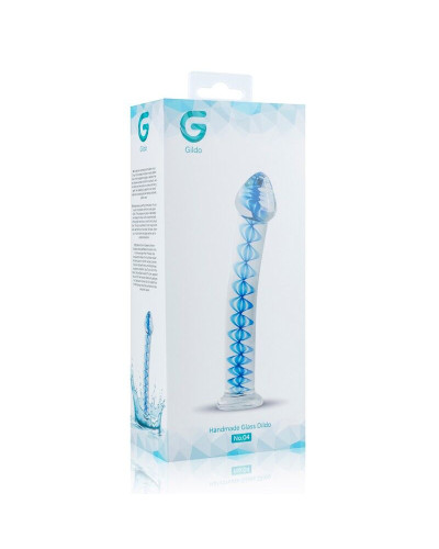 Скляний дилдо Gildo Glass Dildo No. 4, для точки G та простати - Фото №4