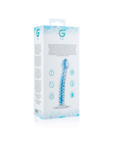 Скляний дилдо Gildo Glass Dildo No. 4, для точки G та простати - Фото №5
