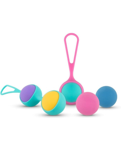 Набор вагинальных шариков PMV20: Vita – Kegel Ball Set, масса 40, 50, 60 г, два держателя - Фото №5