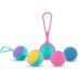 Набор вагинальных шариков PMV20: Vita – Kegel Ball Set, масса 40, 50, 60 г, два держателя - Фото №5