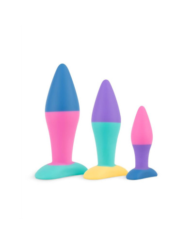 Набор анальных пробок PMV20 Koda – Butt Plug Set, диаметр 2,9 см, 3,9 см, 5 см - Фото №1