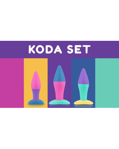 Набор анальных пробок PMV20 Koda – Butt Plug Set, диаметр 2,9 см, 3,9 см, 5 см - Фото №6
