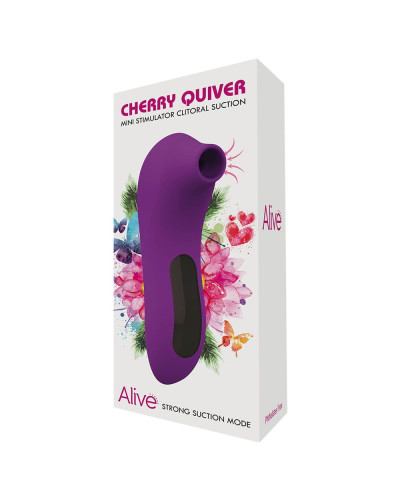 Недорогой вакуумный клиторальный стимулятор Alive Cherry Quiver - Фото №4