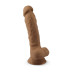 Фалоімітатор SilexD Johnny Caramel (MODEL 1 size 7in), двошаровий, силікон + Silexpan, діаметр 3,8см - Фото №1