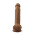 Фалоімітатор SilexD Johnny Caramel (MODEL 1 size 7in), двошаровий, силікон + Silexpan, діаметр 3,8см - Фото №3