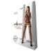 Бодистокинг с множеством бретелей Passion BS095 One Size, black, имитация пояса и чулок, с доступом - Фото №6