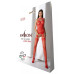 Бодистокинг с множеством бретелей Passion BS095 One Size, red, имитация пояса и чулок, с доступом - Фото №6