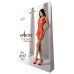 Мінісукня з вертикальним візерунком Passion BS097 One Size, red, плетіння з боків - Фото №6