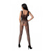 Бодистокинг с крыльями Passion BS098 One Size, black, средняя сетка, открытый доступ - Фото №2