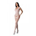 Бодистокинг с крыльями Passion BS098 One Size, white, средняя сетка, открытый доступ - Фото №1