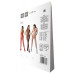 Бодистокинг с плетением на животике Passion BS100 One Size, red, декоративный шов, с доступом - Фото №7